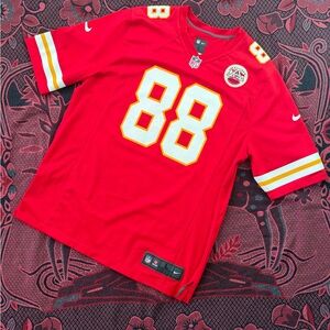 Nike Bold Red and White Football Jersey